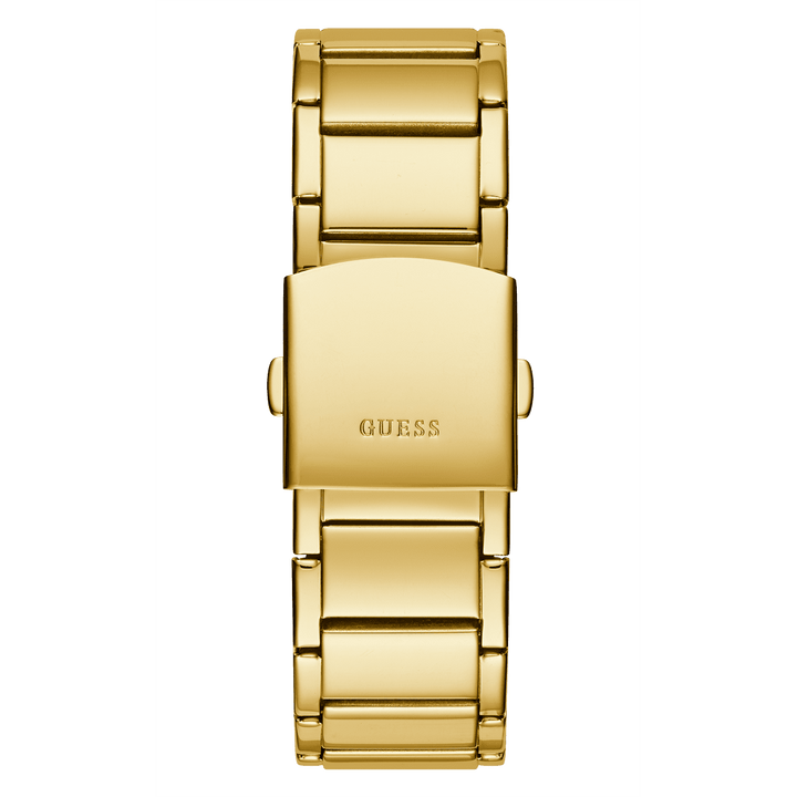 GUESS Mens Gold Tone Multi-Function Watch