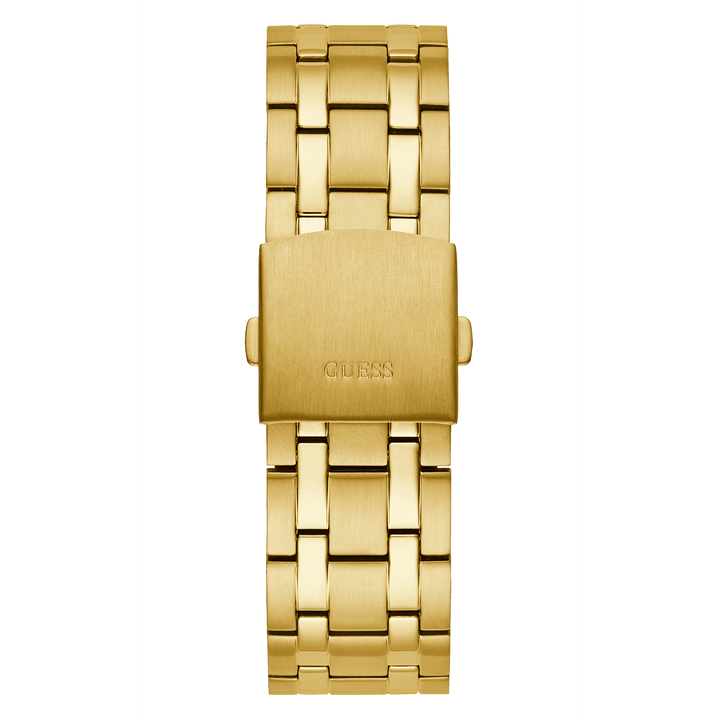 GUESS Mens Gold Tone Multi-Function Watch
