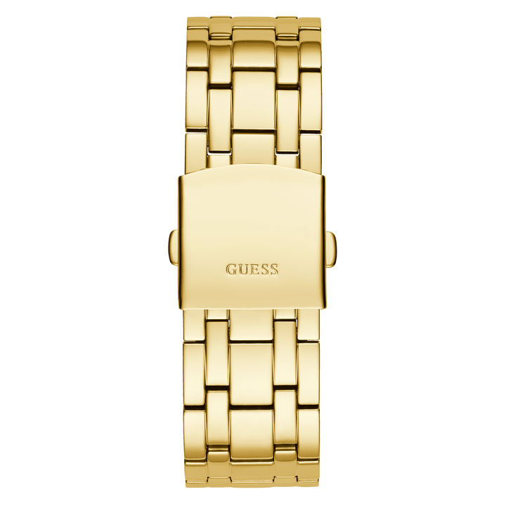 GUESS Mens Gold Tone Multi-Function Watch