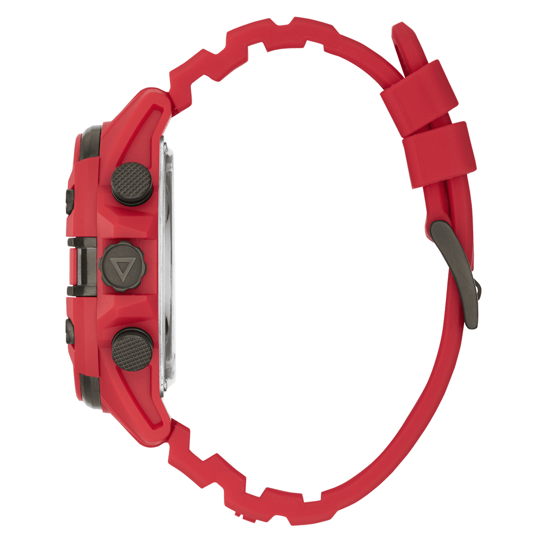 GUESS Mens Red Digital Watch
