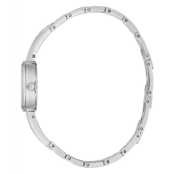 GUESS Ladies Silver Tone Analog Watch