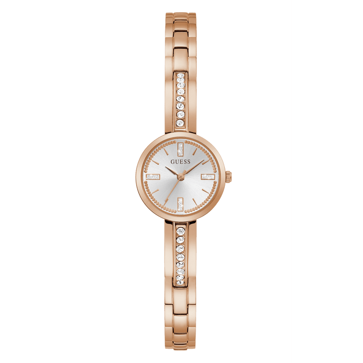 GUESS Ladies Rose Gold Tone Analog Watch