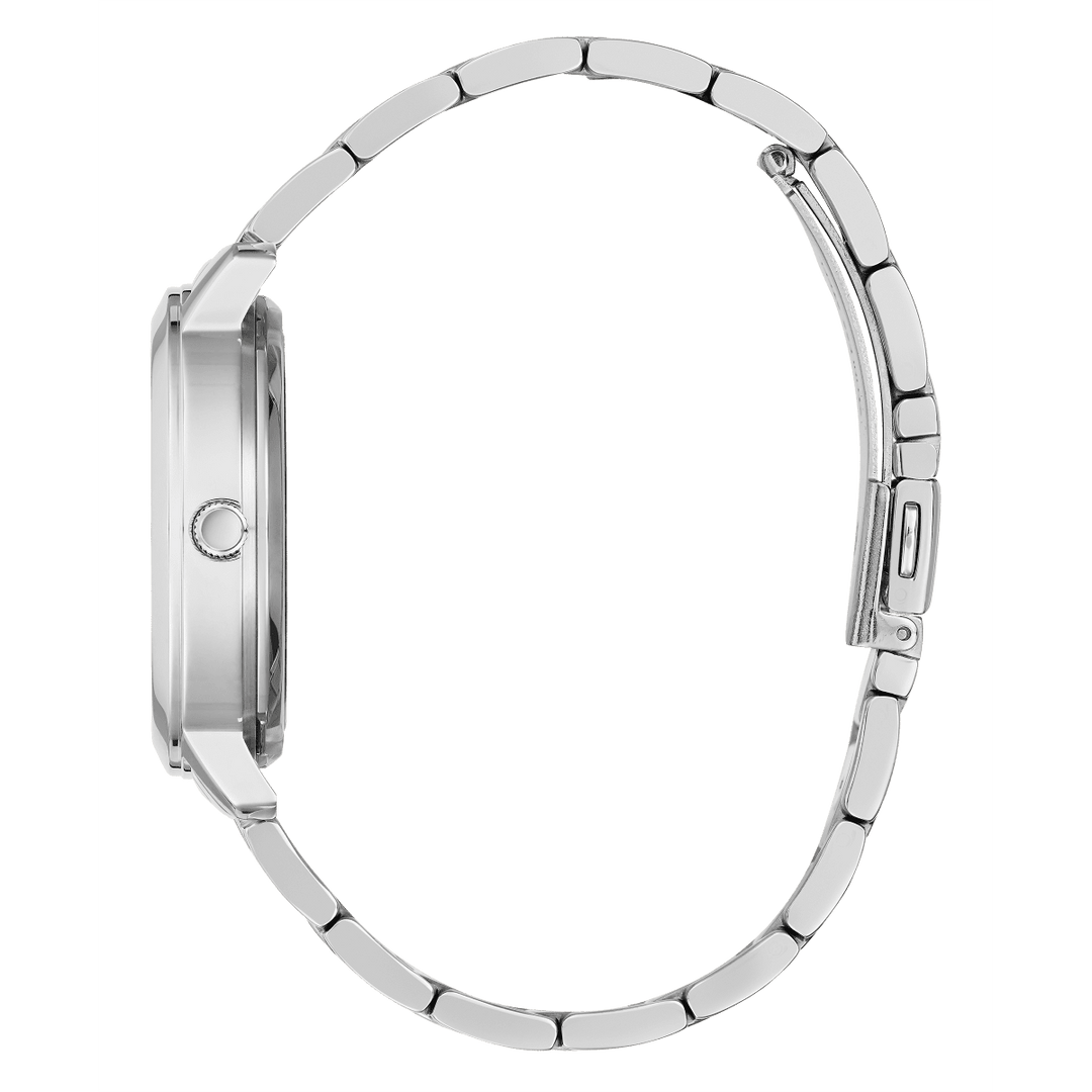 GUESS Ladies Silver Tone Analog Watch