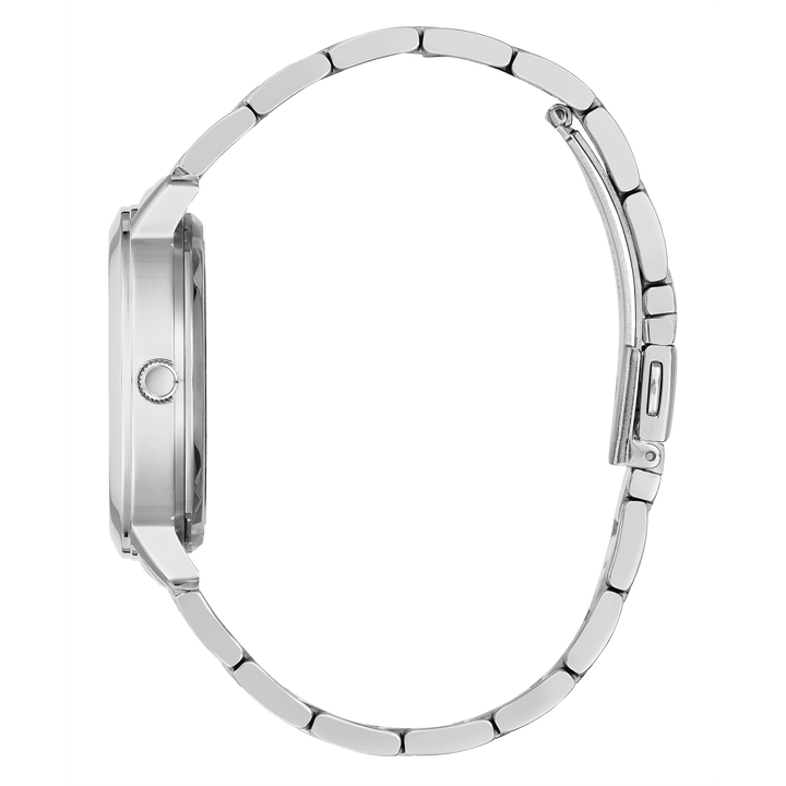 GUESS Ladies Silver Tone Analog Watch