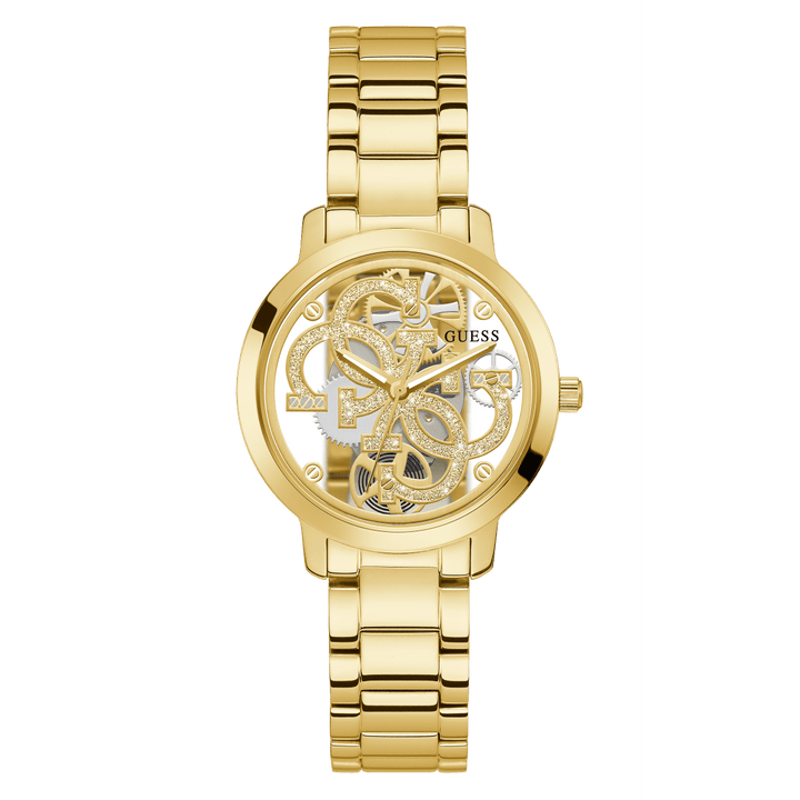 GUESS Ladies Gold Tone Analog Watch