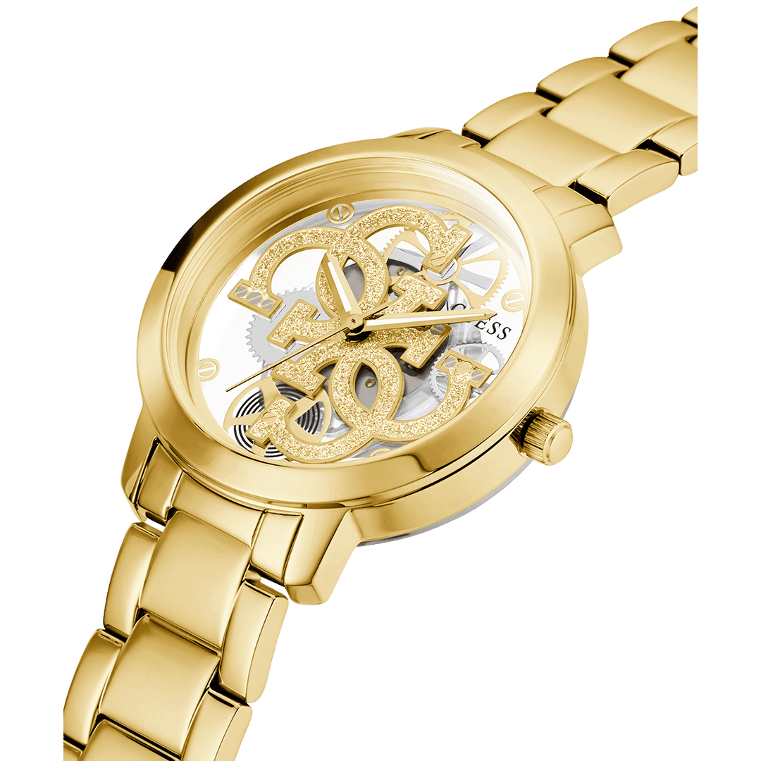 GUESS Ladies Gold Tone Analog Watch
