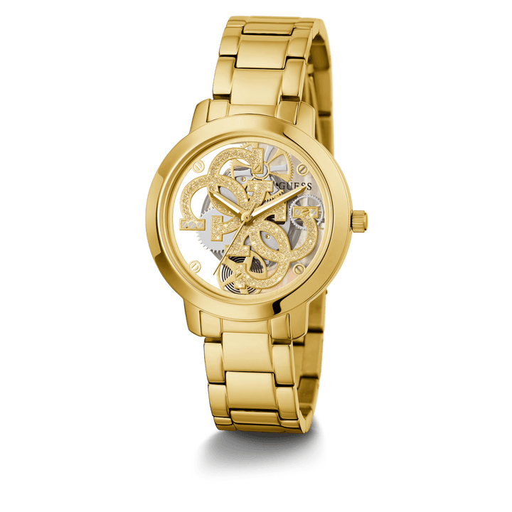 GUESS Ladies Gold Tone Analog Watch