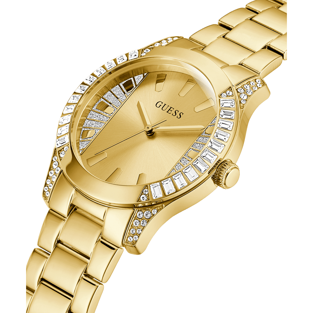 GUESS Ladies Gold Tone Analog Watch