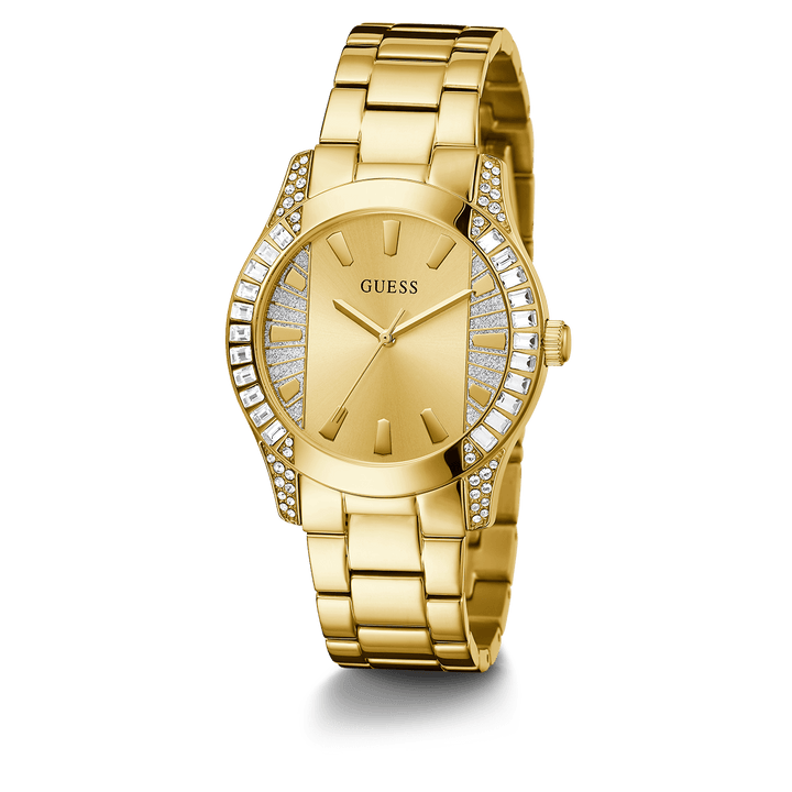 GUESS Ladies Gold Tone Analog Watch