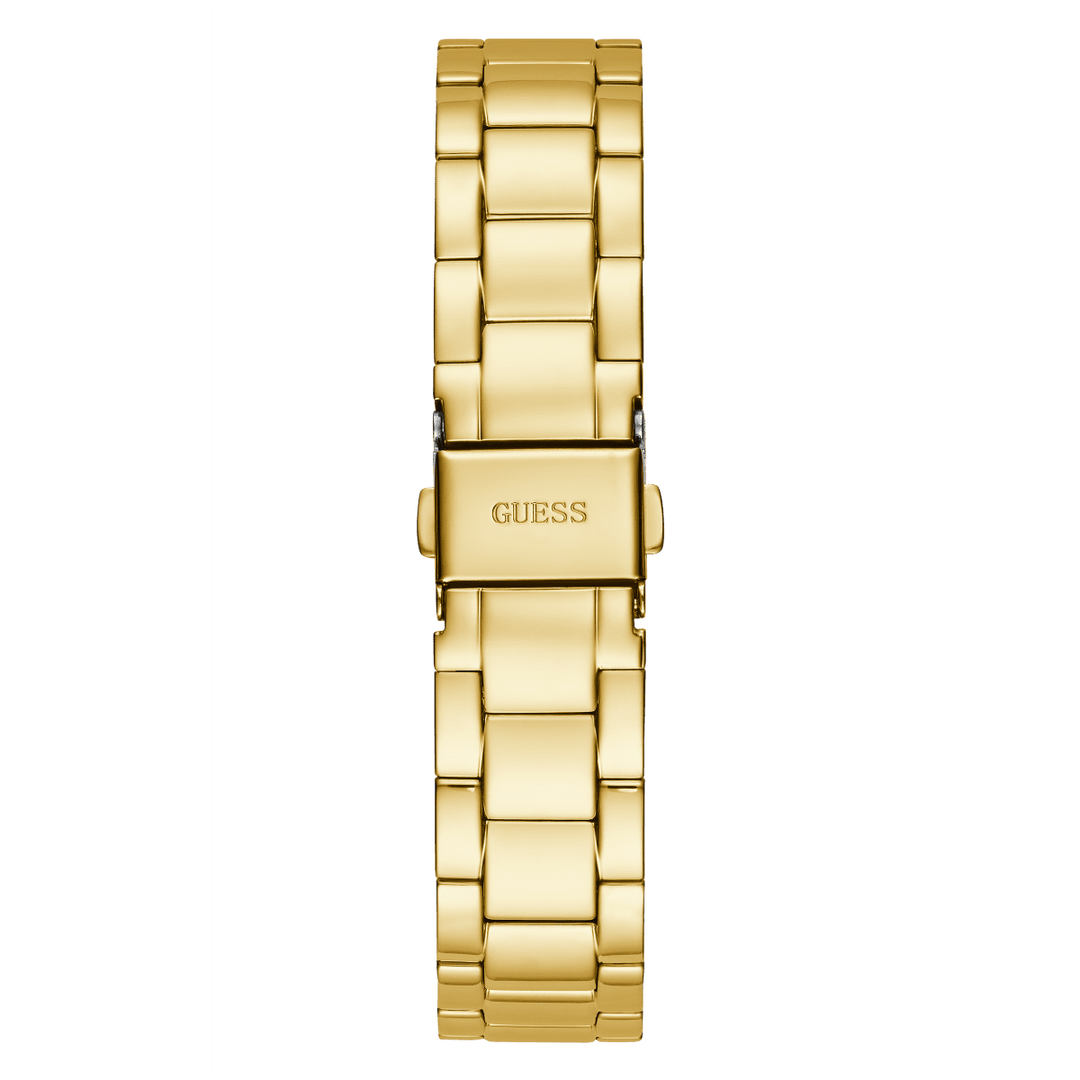 GUESS Ladies Gold Tone Day/Date Watch