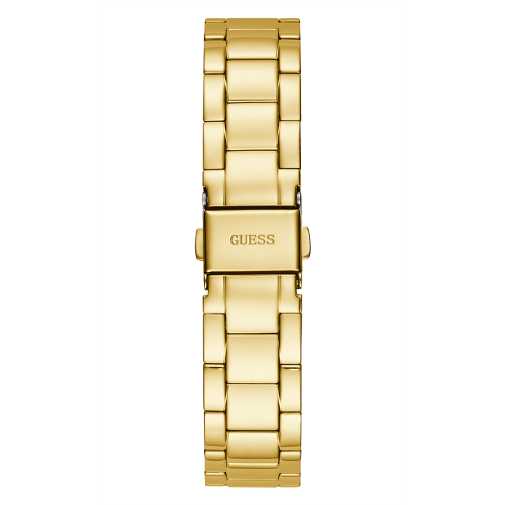 GUESS Ladies Gold Tone Day/Date Watch