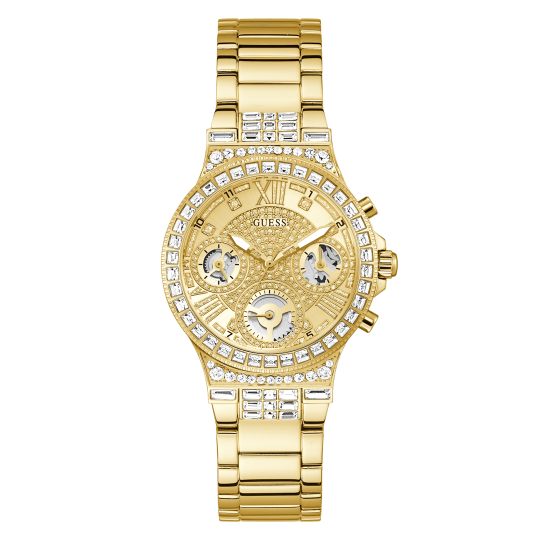 GUESS Ladies Gold Tone Multi-Function Watch