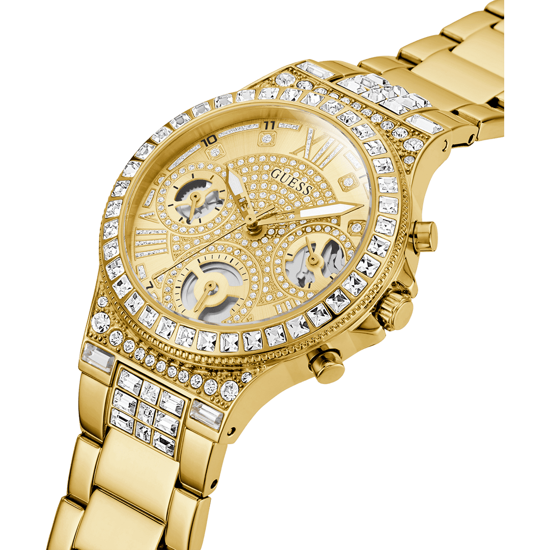 GUESS Ladies Gold Tone Multi-Function Watch