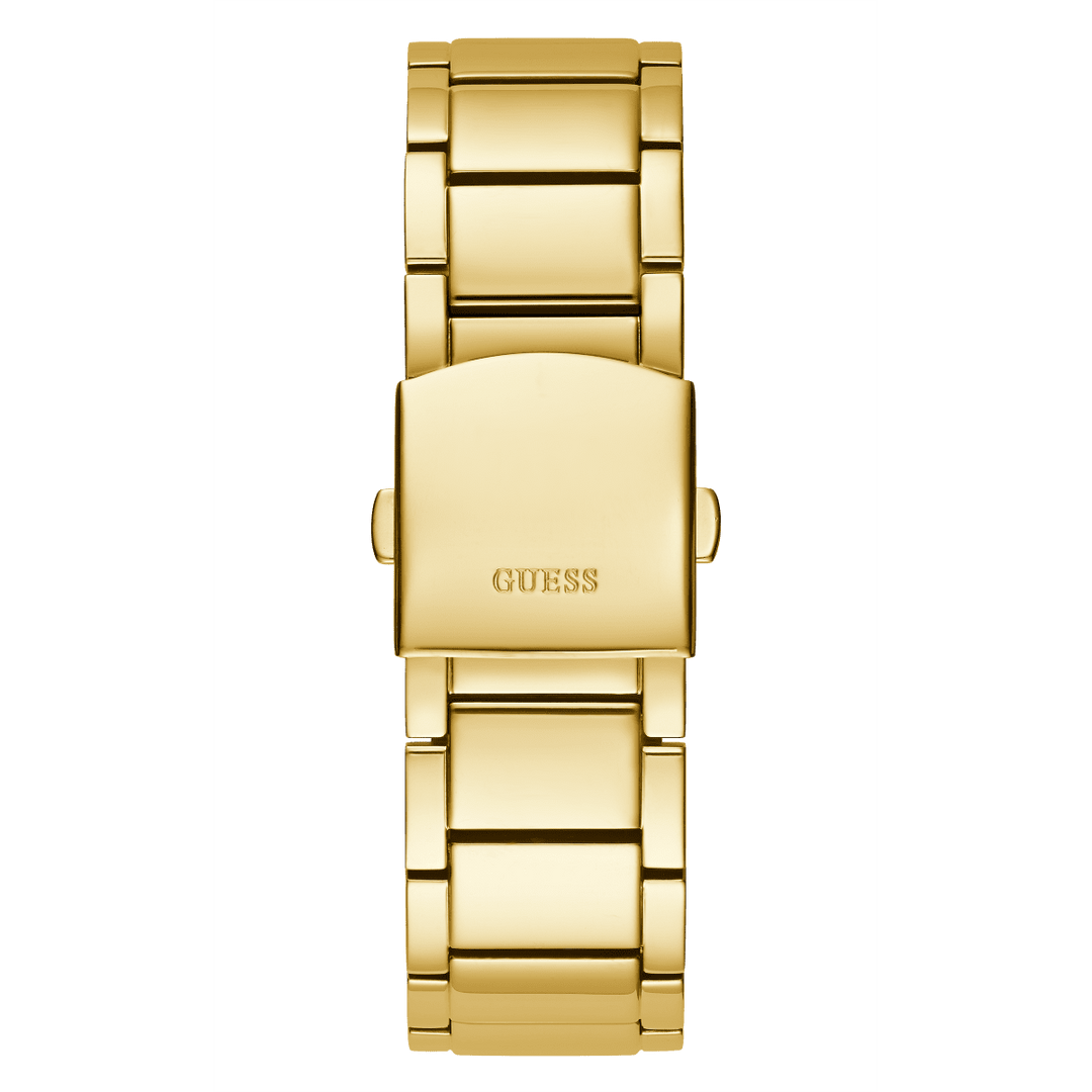 GUESS Mens Gold Tone Analog Watch