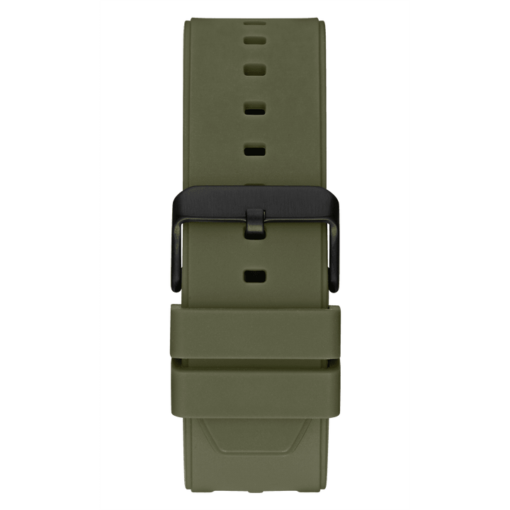 GUESS Mens Green Black Multi-Function Watch