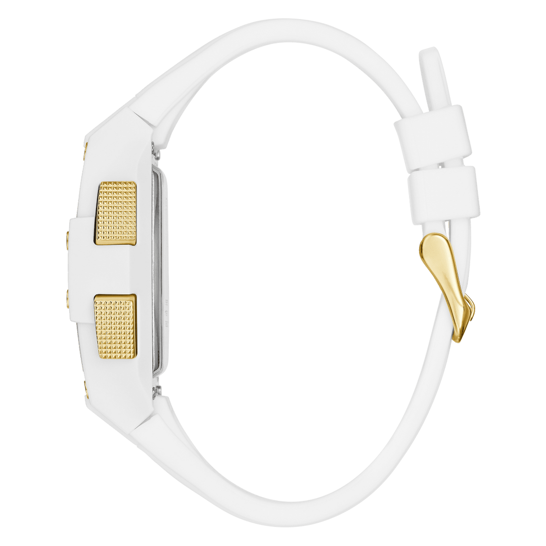 GUESS Mens White Digital Watch