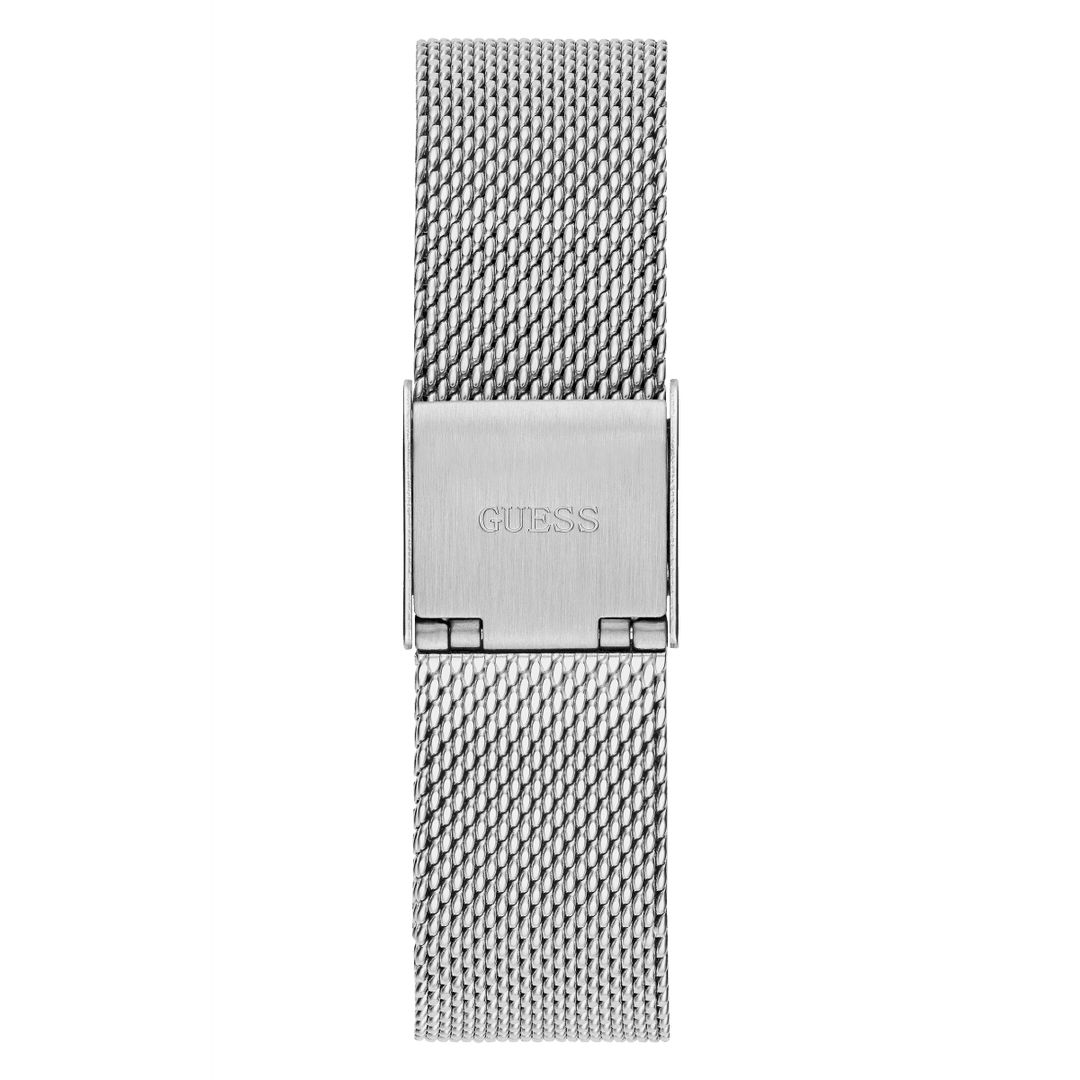 GUESS Ladies Silver Tone Analog Watch