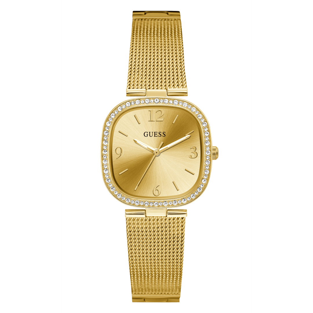 GUESS Ladies Gold Tone Analog Watch