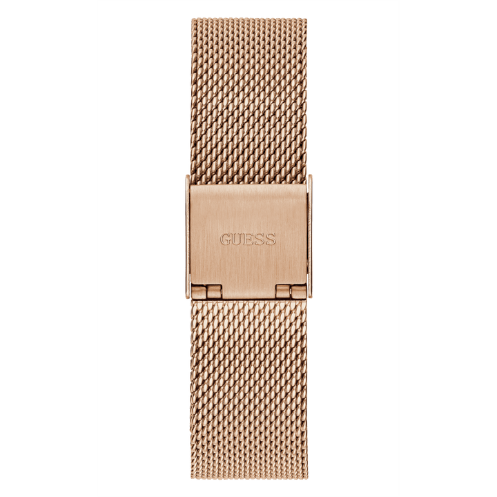 GUESS Ladies Rose Gold Tone Analog Watch