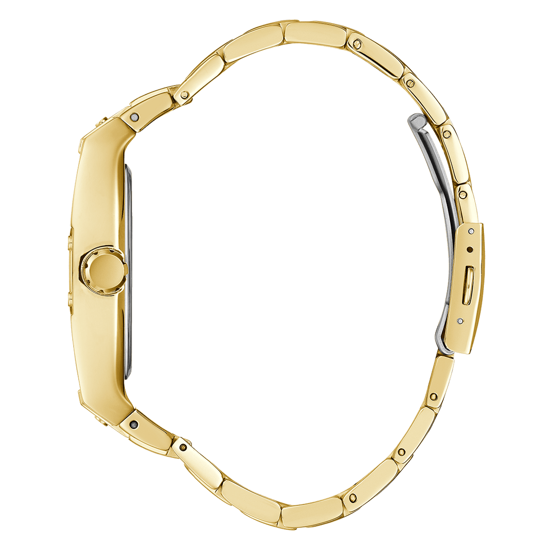 GUESS Mens Gold Tone Analog Watch