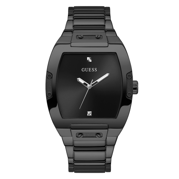 GUESS Mens Black Analog Watch