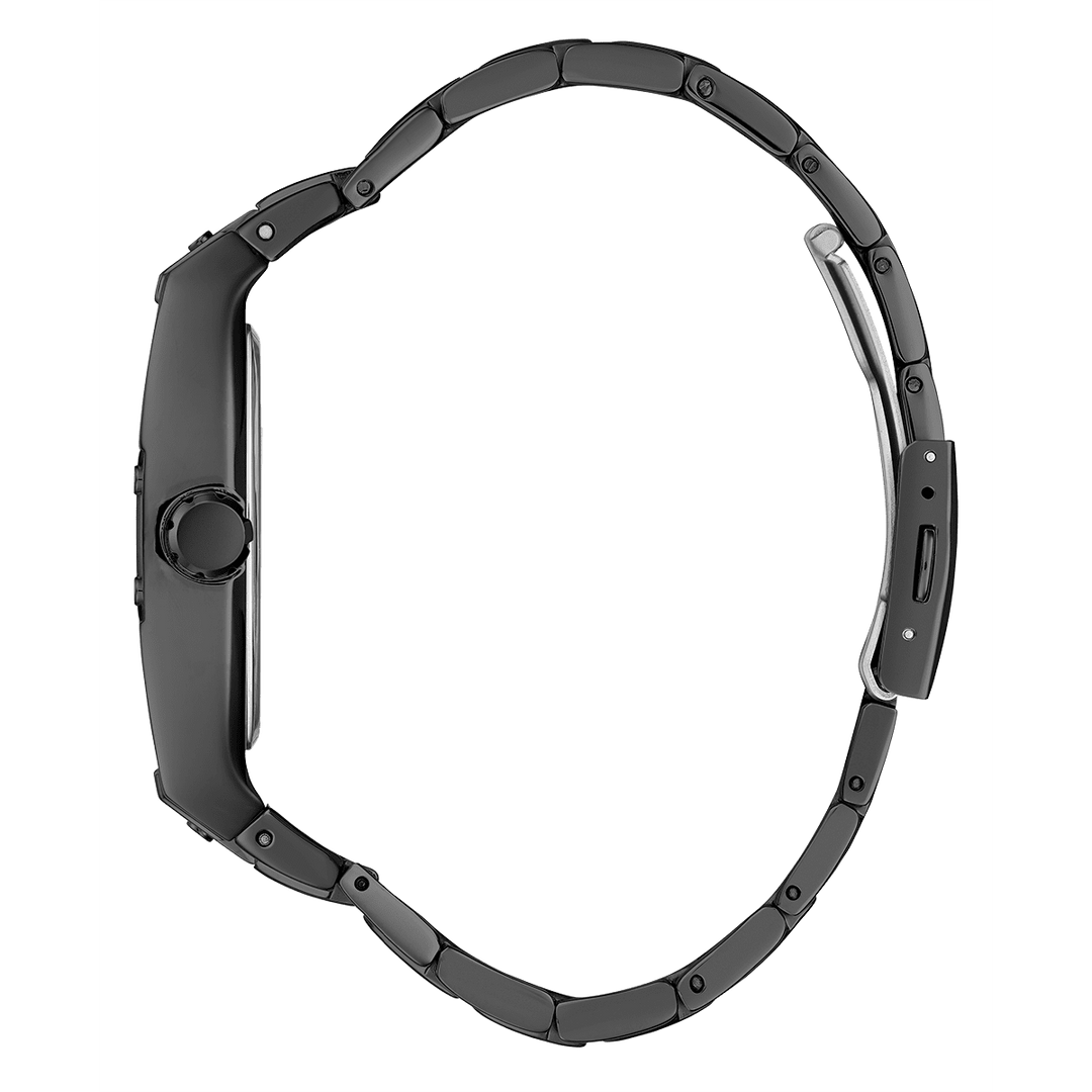 GUESS Mens Black Analog Watch