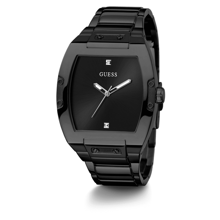 GUESS Mens Black Analog Watch