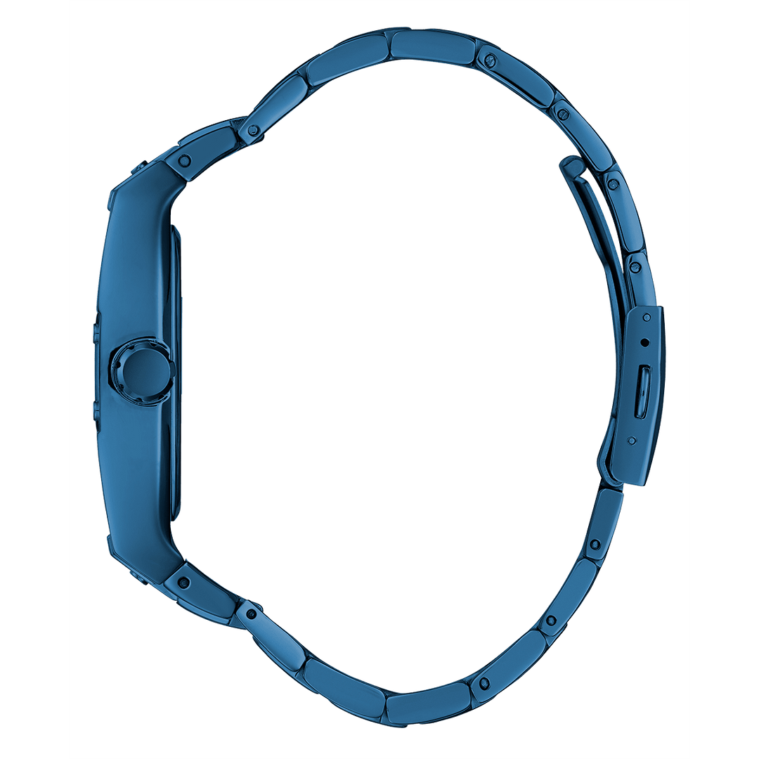 GUESS Mens Blue Analog Watch