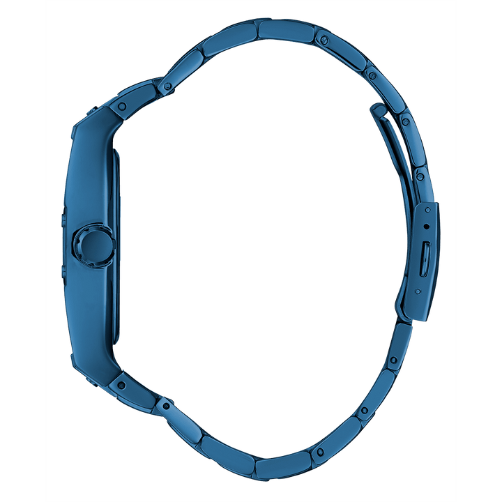 GUESS Mens Blue Analog Watch