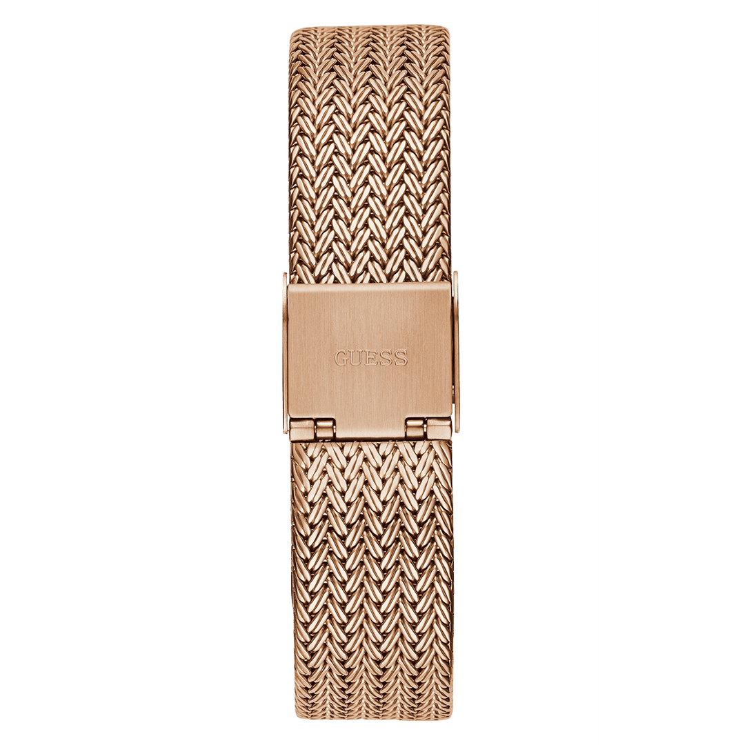 GUESS Ladies Rose Gold Tone Analog Watch