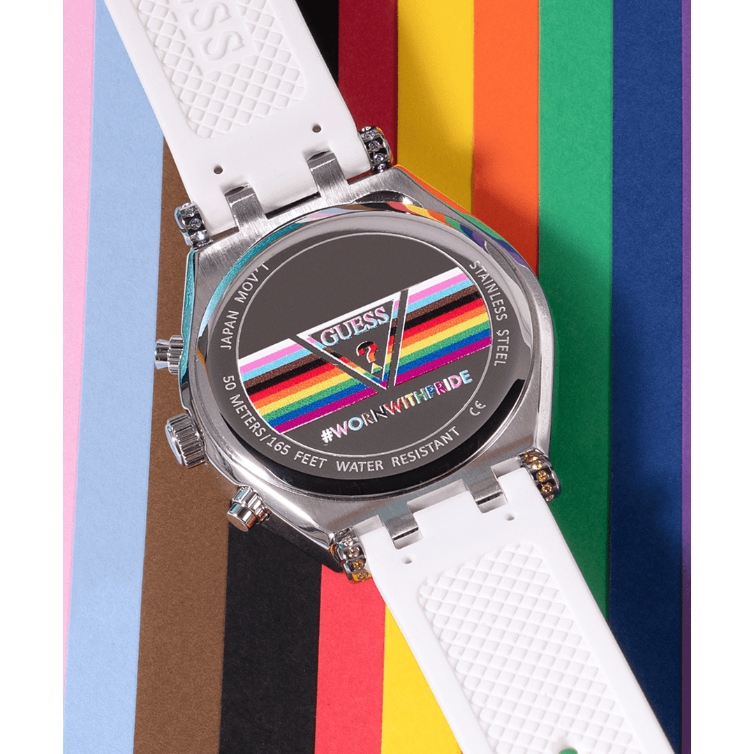 PRIDE LIMITED EDITION GLITZ SILICONE WATCH