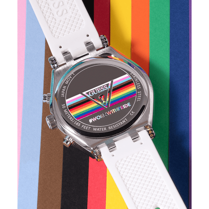 PRIDE LIMITED EDITION GLITZ SILICONE WATCH