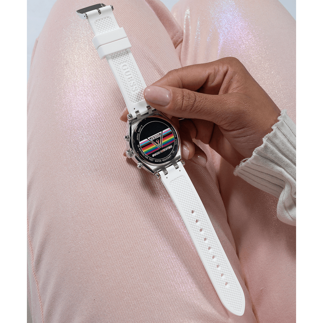 PRIDE LIMITED EDITION GLITZ SILICONE WATCH