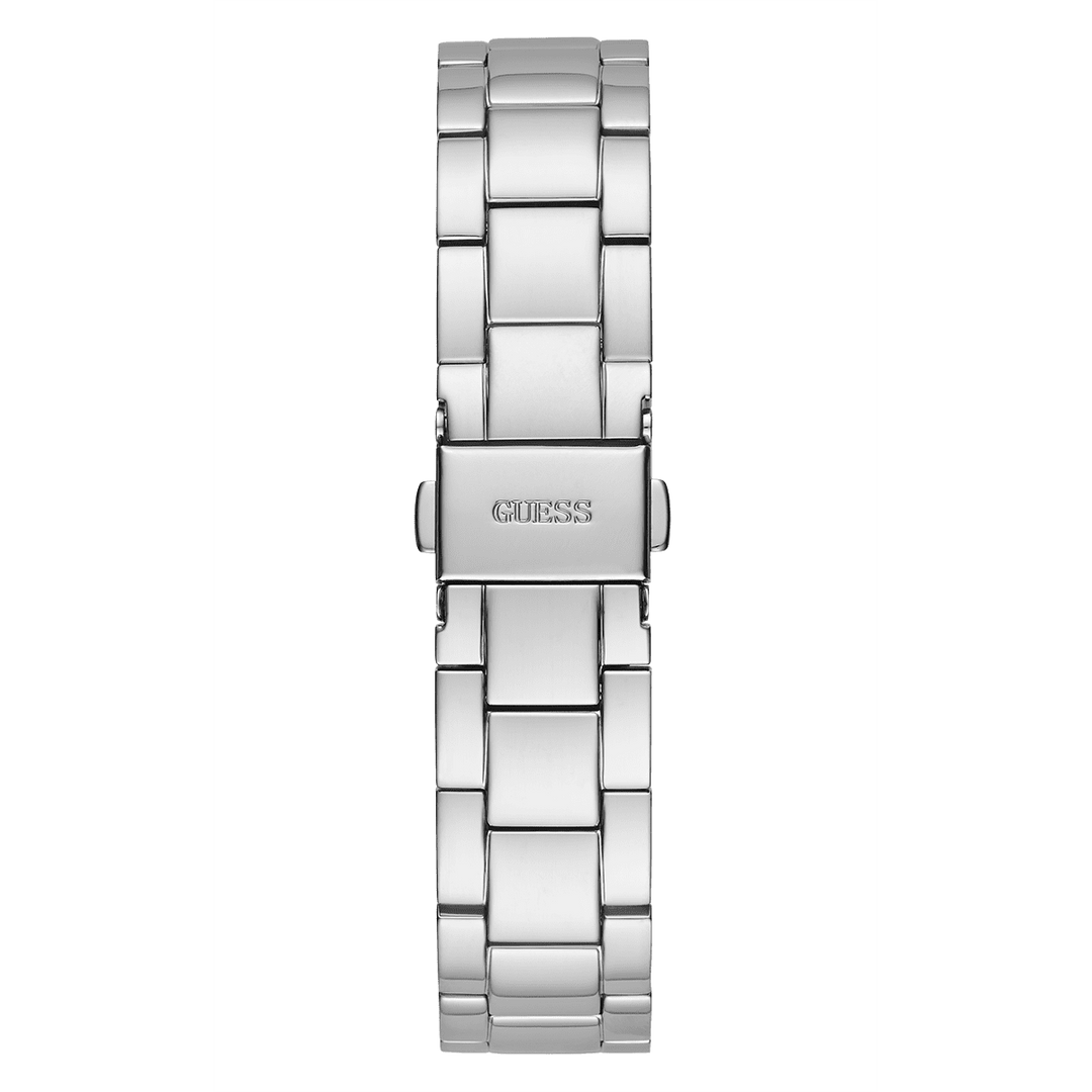 GUESS Ladies Silver Tone Multi-Function Watch