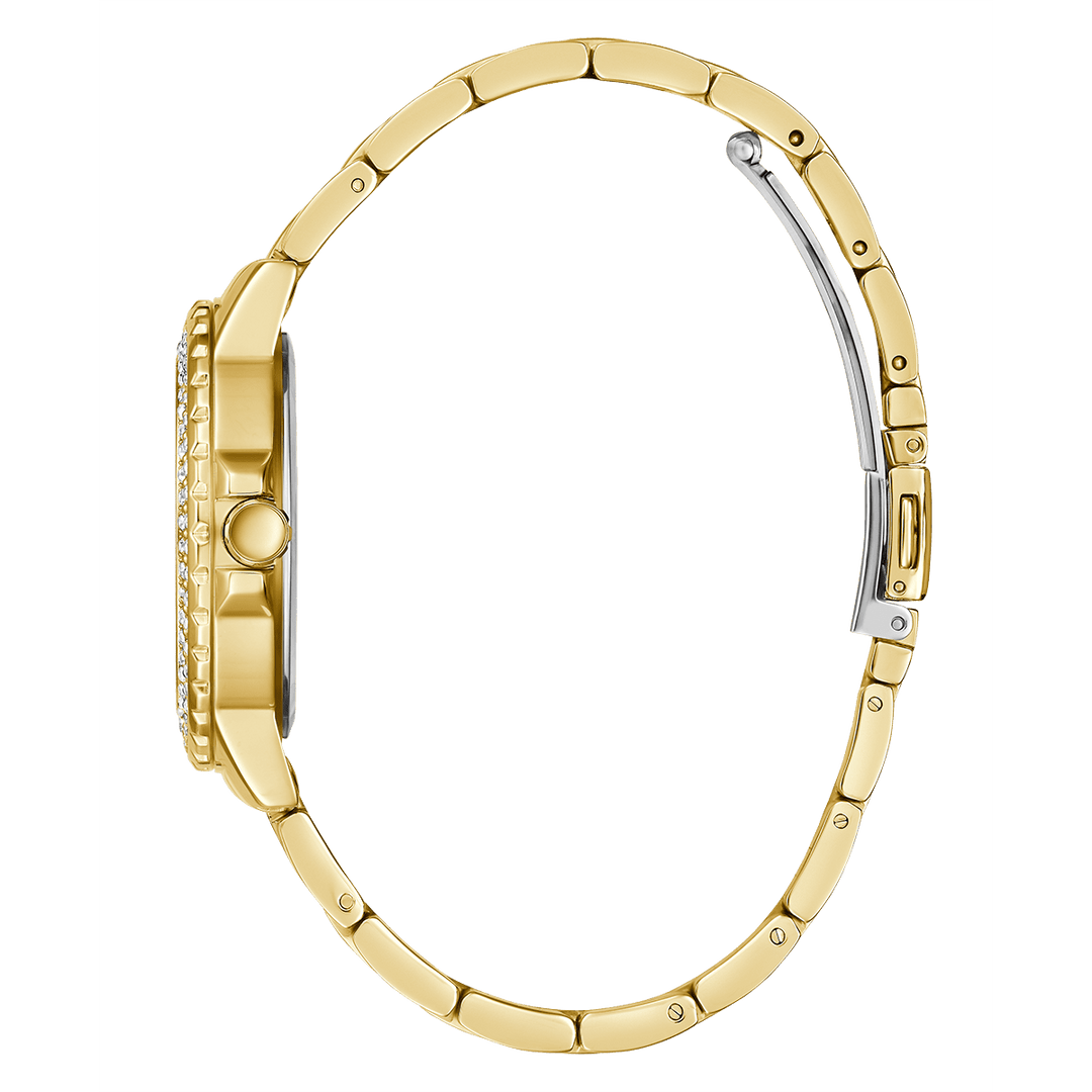 GUESS Ladies Gold Tone Multi-Function Watch