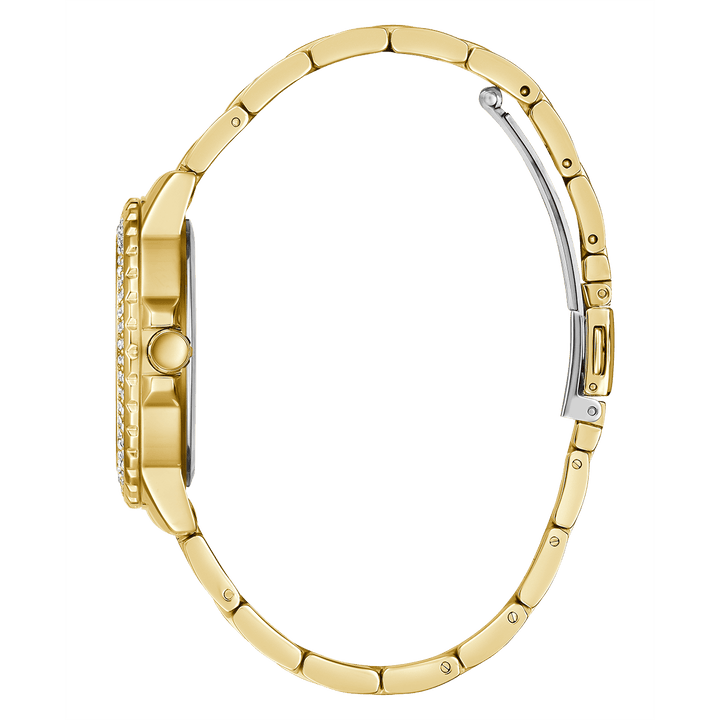 GUESS Ladies Gold Tone Multi-Function Watch