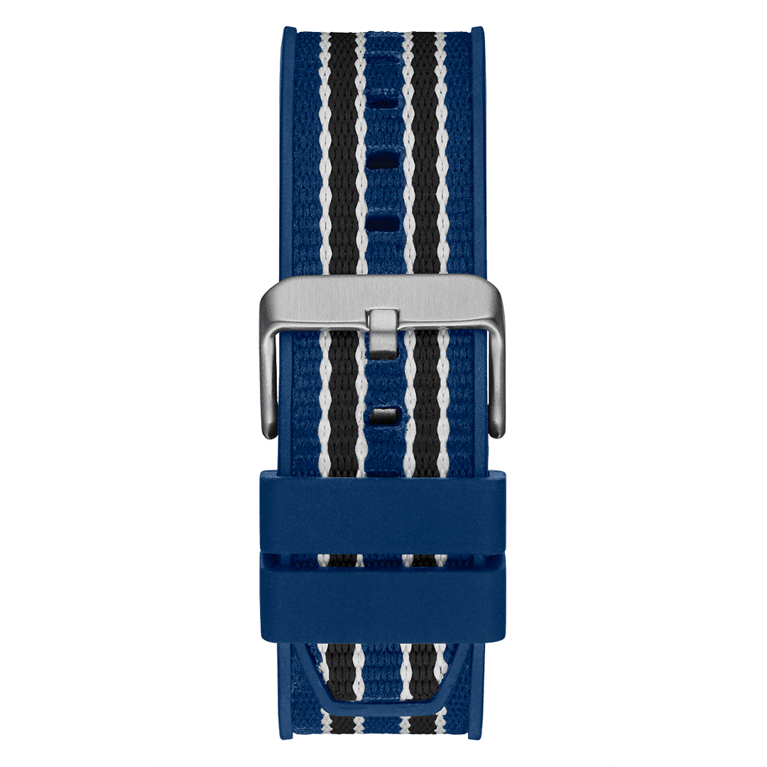 ECO-FRIENDLY SILVER, BLUE AND BLACK BIO-BASED AND RECYCLABLE WATCH