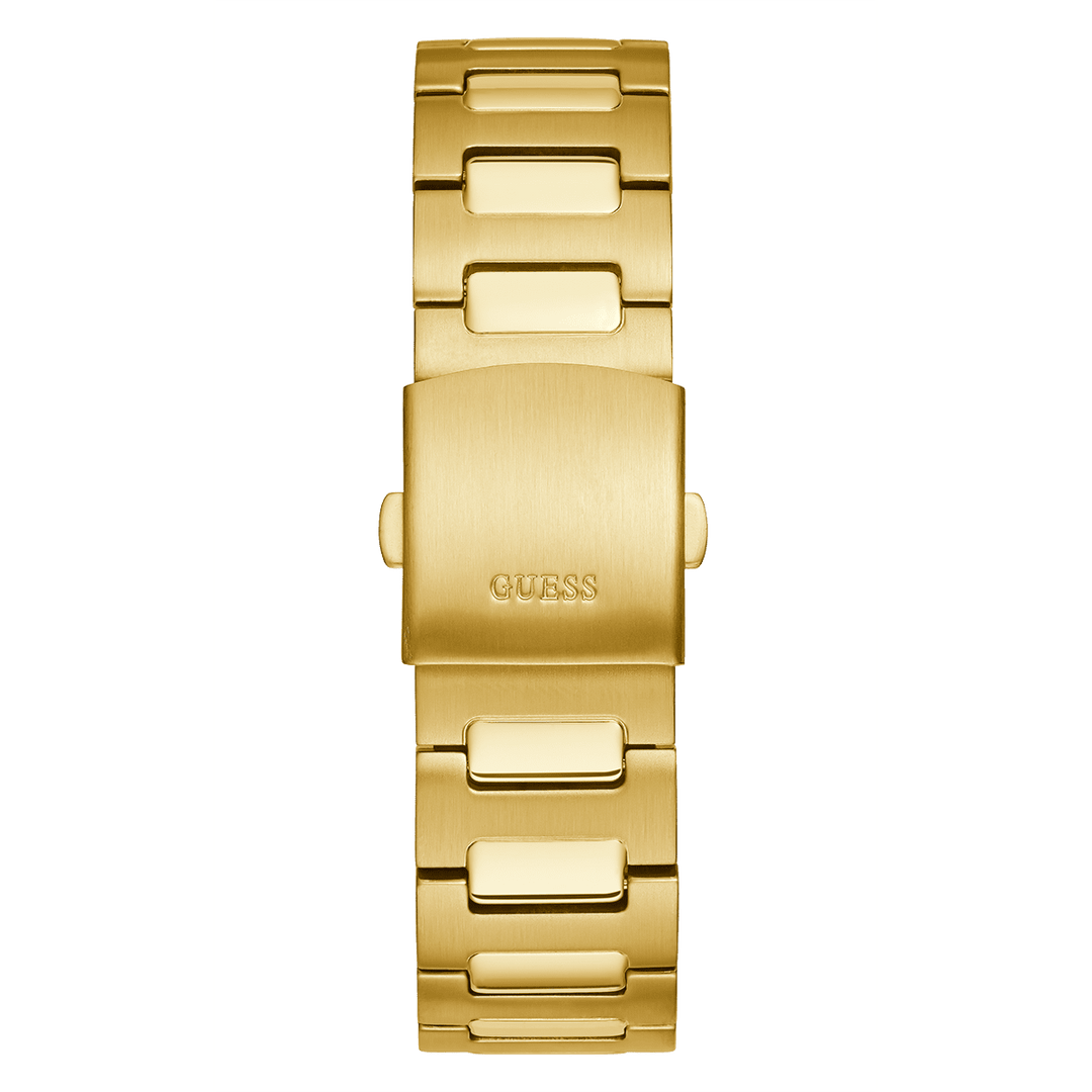 GUESS Mens Gold Tone Analog Watch