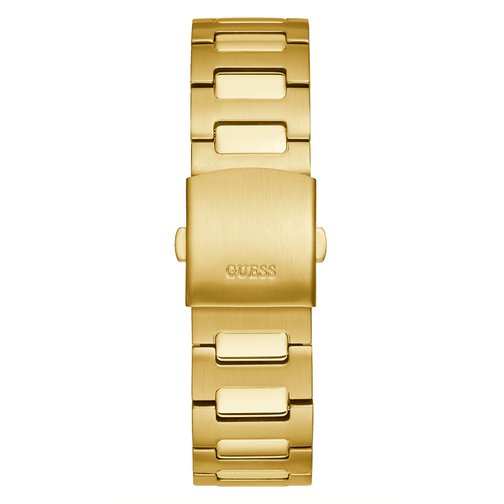 GUESS Mens Gold Tone Analog Watch