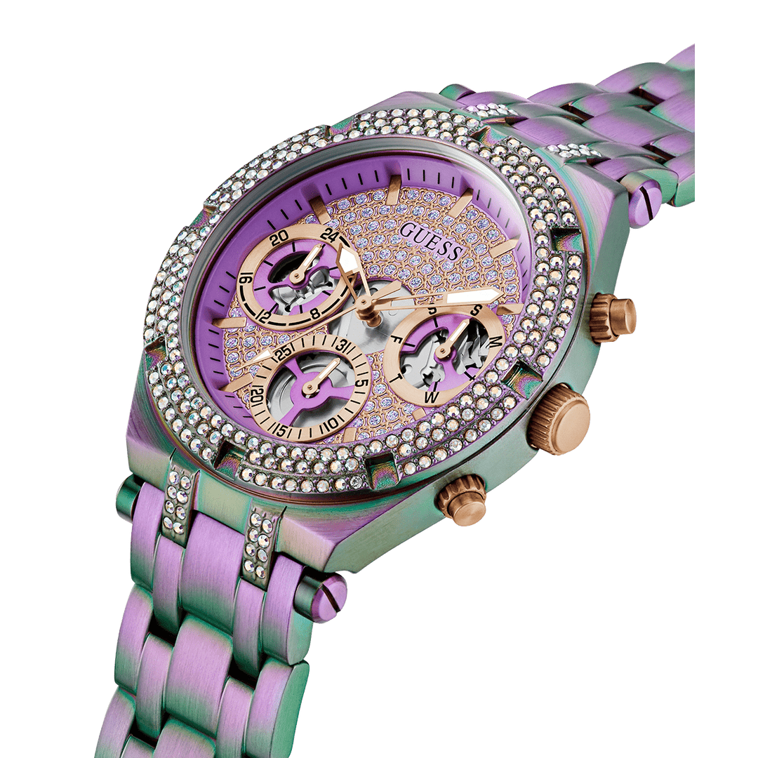 GUESS Ladies Iridescent Multi-Function Watch