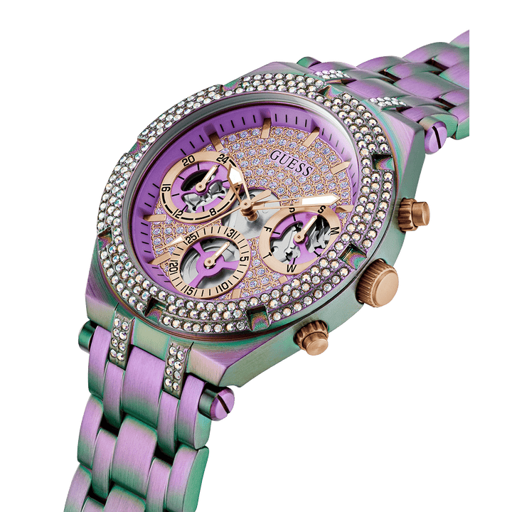 GUESS Ladies Iridescent Multi-Function Watch