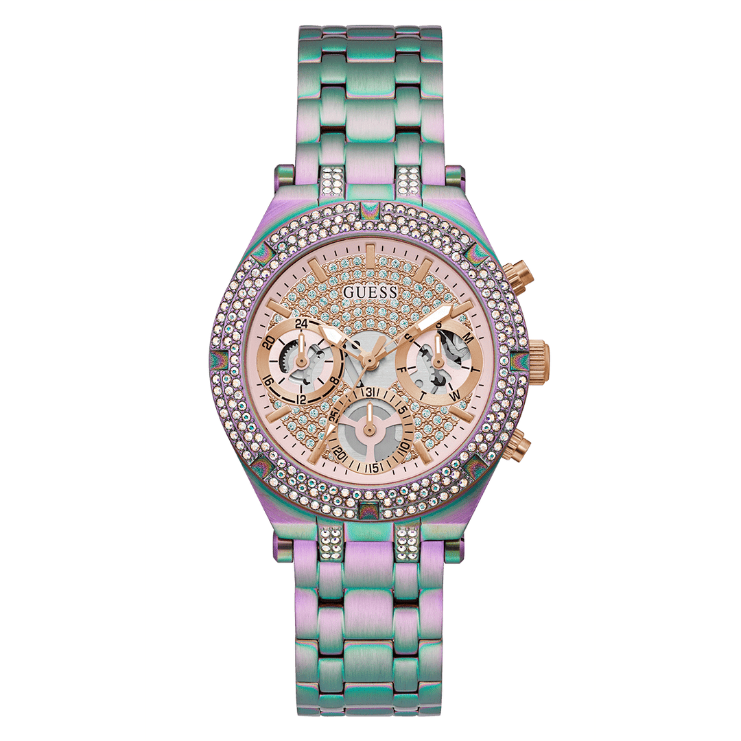 GUESS Ladies Iridescent Multi-Function Watch