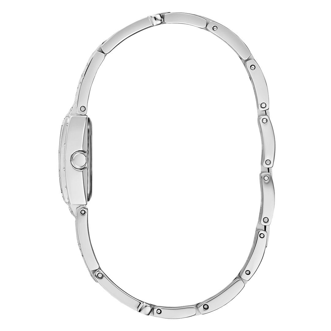 GUESS Ladies Silver Tone Analog Watch