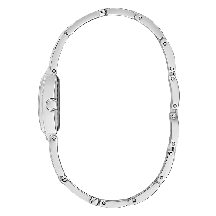 GUESS Ladies Silver Tone Analog Watch