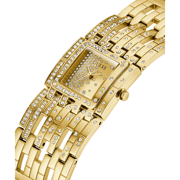 GUESS Ladies Gold Tone Analog Watch