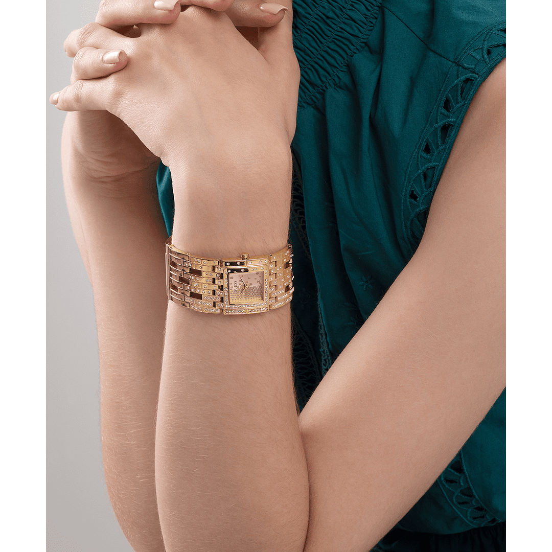 GUESS Ladies Gold Tone Analog Watch