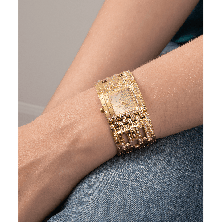GUESS Ladies Gold Tone Analog Watch