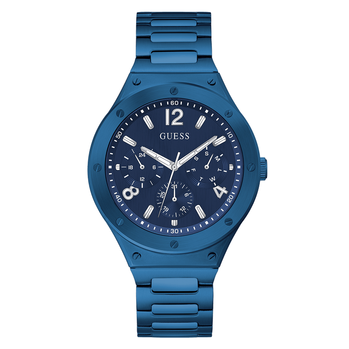 GUESS Mens Blue Multi-Function Watch
