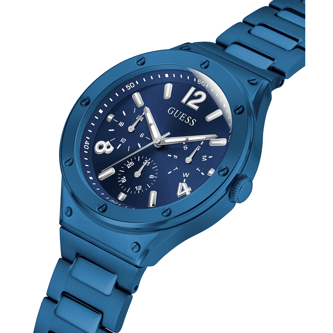 GUESS Mens Blue Multi-Function Watch
