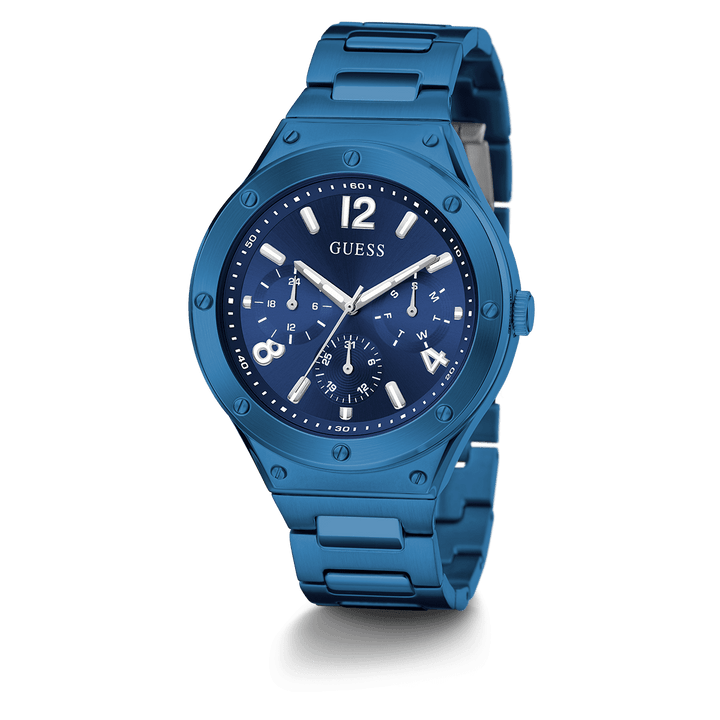 GUESS Mens Blue Multi-Function Watch